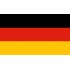 Lot de 100 drapeaux de table Allemagne en plastique