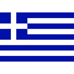 Drapeaux Grèce à agiter 9.5 x 16 cm - Lot de 100