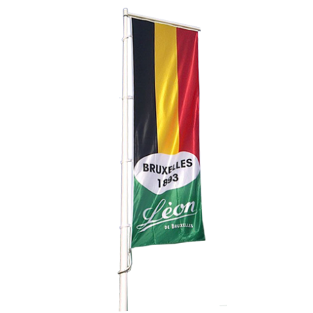 Mât fibre de verre 06 mètres Potence