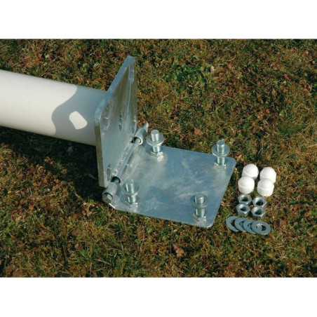 Platine basculante pour mât en fibre de verre