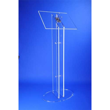 Lutrin pupitre avec anneaux en plexi