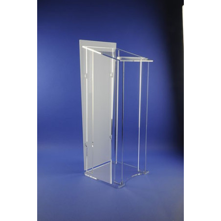Pupitre colonne en plexiglass
