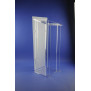 Pupitre colonne en plexiglass