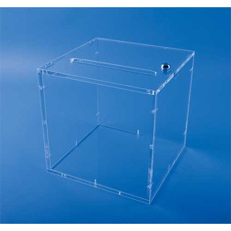 Boîte urne transparente 