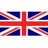 Lot de 100 drapeaux de table Royaume-Uni en plastique