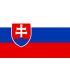 Lot de 100 drapeaux de table Slovaquie en plastique