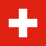 Lot de 100 drapeaux de table Suisse en plastique