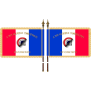 Drapeau de cérémonie Centenaire 14-18
