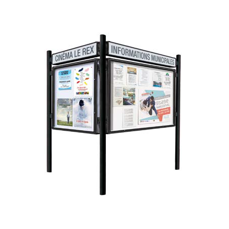 Vitrine 2000 laquage noir