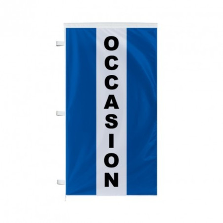 Pavillon vertical Occasion avec bandes - Bleu