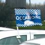 Drapeau de voiture Occasion Bleu