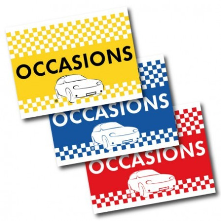 Drapeau de voiture Occasion Bleu