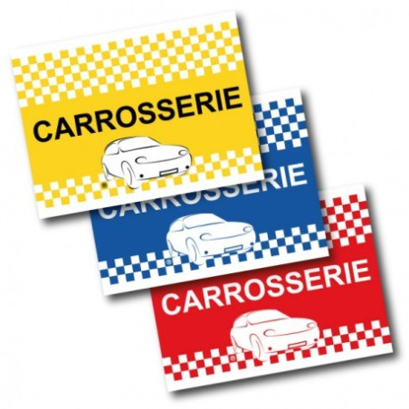 Drapeau de voiture Carrosserie - Bleu