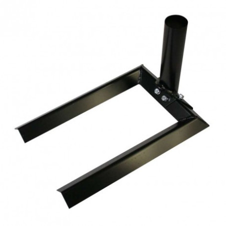 Pied autocal en acier noir