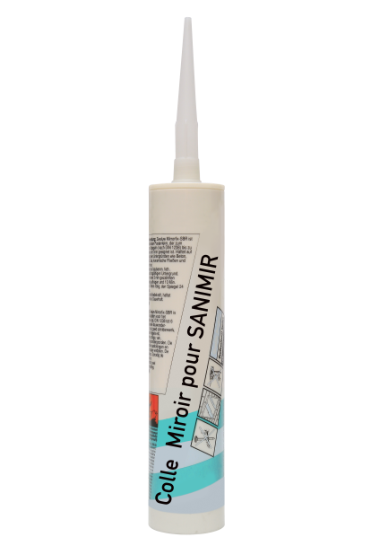 Colle pour miroirs sanitaires