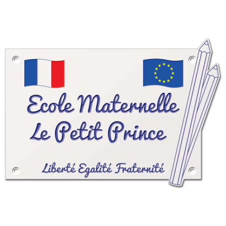 Panneau de Façade Ecole Personnalisé