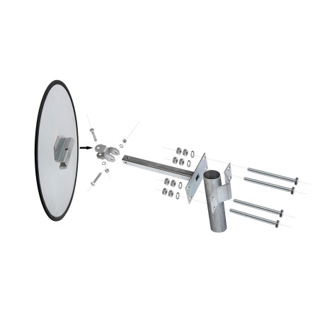 Miroir multi-usages panoramique vision à 180° 