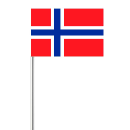 Drapeaux 14x21 Norvège à agiter