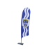 Ecoflag - Voile 170 x 50 cm sur mât hauteur 2,20 m