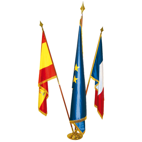 Drapeau de prestige en satin Région