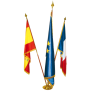 Drapeau de prestige en satin Région