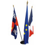 Lot de 3 drapeaux de mairie