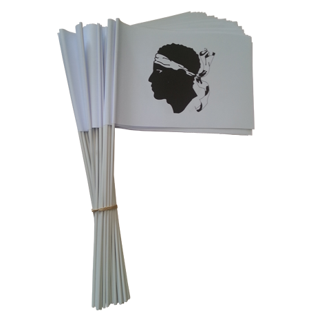 Drapeaux 14x21 Corse à agiter