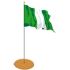 Drapeaux 14x21 Nigéria à agiter