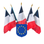 Ecusson porte-drapeaux Union Européenne