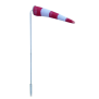 Mât simple 4 mètres + girouette diam. 30